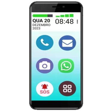 Imagem de Celular vovô&vovófone 4g 32gb tela 6 1gb ram fácil uso - MULTILASER -