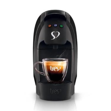 Imagem de 3 Corações TRES Cafeteira Espresso e Multibebidas Luna Preta - 110v
