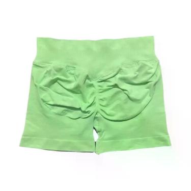 Imagem de Shorts De Yoga Femininos De Cintura Alta Para Fitness E Treino, Com Ef