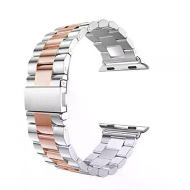 Imagem de Pulseira Aço Elos Smartwatch Smartband Relogio Relogio