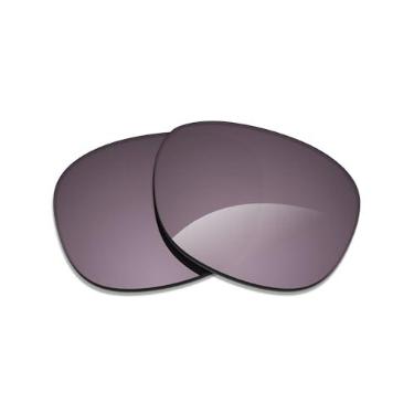 Imagem de Alphax Lentes de reposição polarizadas espelhadas cinza cromado Elite para óculos de sol Ray Ban Chromance RB3684CH 58 mm