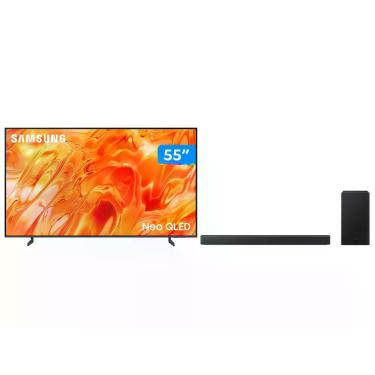 Imagem de Smart TV 55 Samsung 4K UHD QN55QN70HAGXZD - 2026 + Soundbar Samsung HW