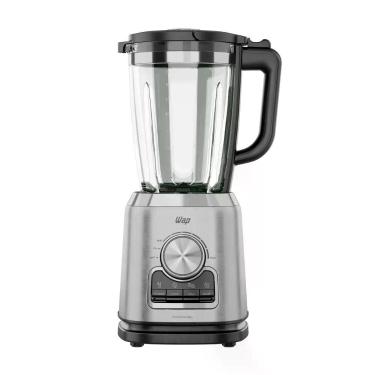 Imagem de Liquidificador Wap Jarra de Vidro 2L Preto e Cinza 1000W WB2000 220V FW010341