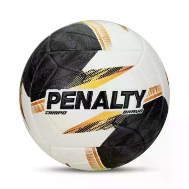 Imagem de Bola Penalty Campo Bravo XXVI U Branco Preto Dourado, U