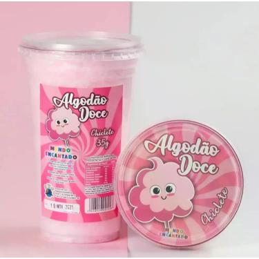 Imagem de Algodao doce rosa chiclete 35 g - MUNDO ENCANTADO