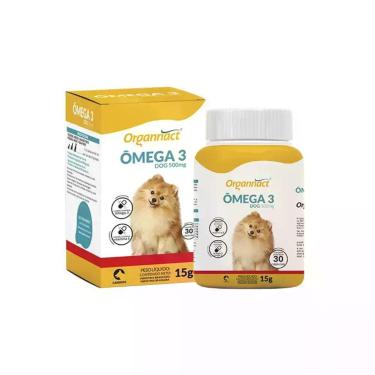 Imagem de Omega 3 Dog 500mg Tabs 30 comprimidos Organnact Vitamina Pelo, 15g