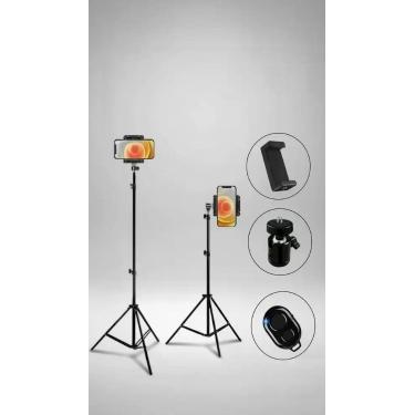 Imagem de Tripé Profissional Ajustável 70cm-2.10m - Congratulations Store