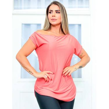 Imagem de Blusa Fitness Feminina Dry Fit Ombro Só Seca Rápido para Academia e Ex