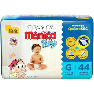 Imagem de Fralda turma da monica mega g 44 unidades - Turma Da Mônica