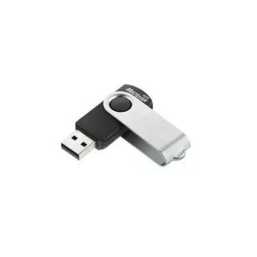 Imagem de Pen Drive 16GB, Multi Pd588, Twist2, Preto/Prata