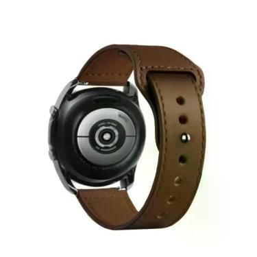 Imagem de Pulseira Couro Natural Compatível Com Smartwatch Colmi P42 - Poolsy, M