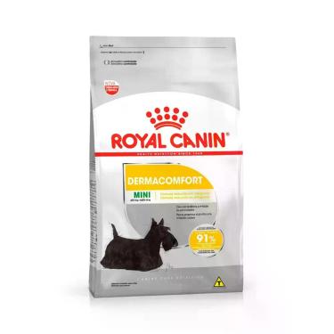 Imagem de Ração Royal Canin Mini Dermacomfort para Cães Adultos e Sênior de Port