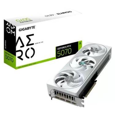 Imagem de Placa De Vídeo Gigabyte Geforce RTX 5070 Aero Oc 12gb Gddr7 192 Bits - Gv-n5070aero Oc-12gd