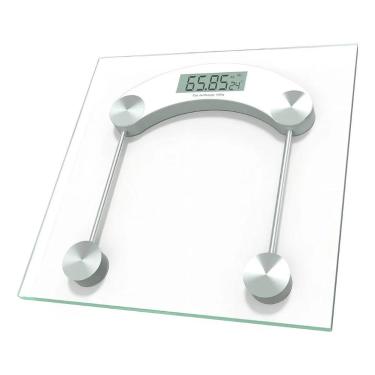 Imagem de Balança Corporal Digital Até 180kg Com Vidro Temperado Premium - luzza