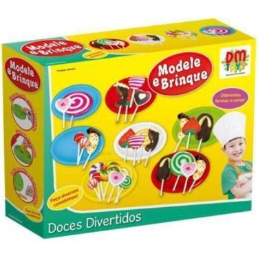 Imagem de Kit Massinha Modele e Brinque Doces - 124215 - Dm Brasil