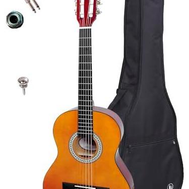Imagem de Violão Eletroacústico Giannini N6 P/Canhoto + Acessórios (Natural)