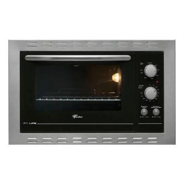 Imagem de Forno Elétrico Embutir Fit Line 44L Inox Fischer 127V, 110V