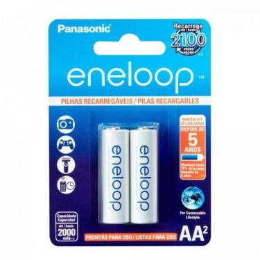 Imagem de Pilha Recarregavel Eneloop 2000MA AA Blister com 2 BK-3MCCE/2BB - Pana