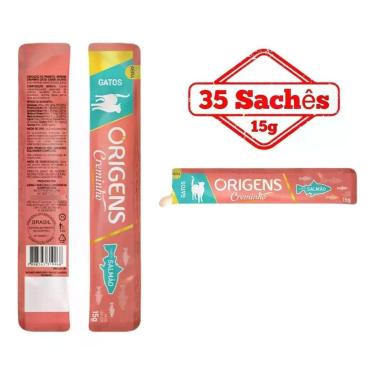 Imagem de Creminho Origens Sachê Salmão 15g 35 Un