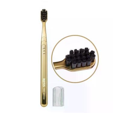 Imagem de Escova de Dente Kess Metalic Dourada Kess Pro 10k Cerdas Extra Macias 10000 Cerdas 1