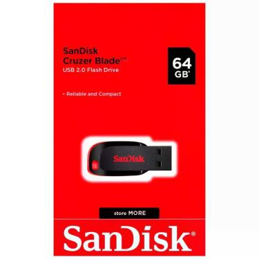 Imagem de Pen Drive 32gb Cruzer Blade Usb 2.0 Sandisk Orig Lacrado