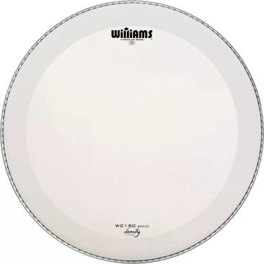 Imagem de Pele de Bateria 14 Polegadas W1SC para Tom Ou Caixa com Anel Interno Clear Transparente Evan Williams