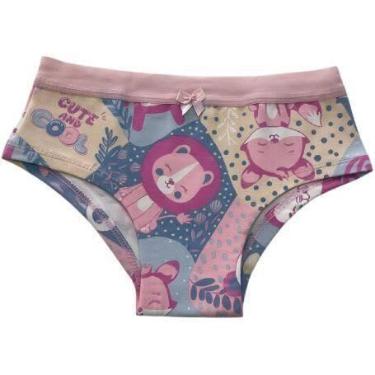 Imagem de Calcinha infantil de cotton - TOP CATZ, Est, Sortidas, P