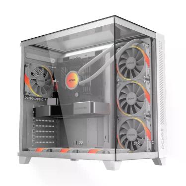 Imagem de Gabinete Gamer Forcefield Max White Ghost - Gffmaxwg