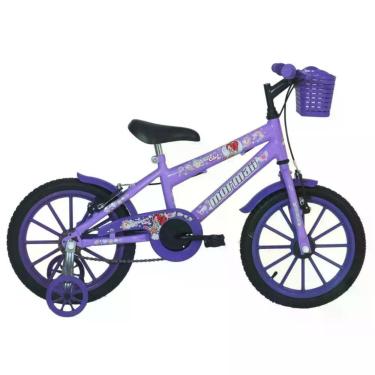 Imagem de Bicicleta Infantil Feminina Aro 16 Sweet Girl V-Brake 1V Lilás - 20107