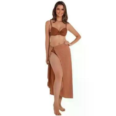 Imagem de Saída de praia longa com argola - TOP CATZ, Pink, GG