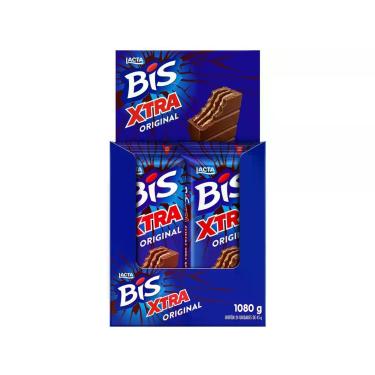Imagem de Chocolate Bis Xtra ao Leite 45g 24 Unidades - Lacta, 45g, Ao Leite