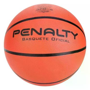Imagem de Bola de Basquete Playoff Ix Oficial Construção Vulcanizada Bivolt Laranja Penalty Único