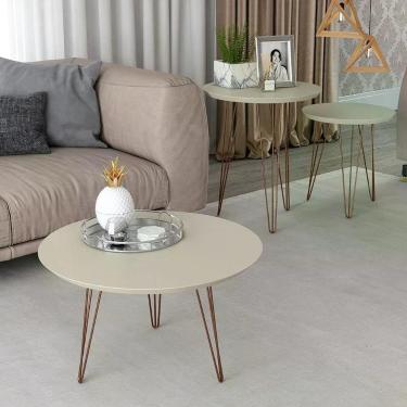 Imagem de Mesa De Apoio Evolution Off-white Patrimar