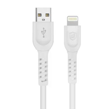 Imagem de Cabo Dual Shock ( Iphone / Ipad ) Lightning - Branco - 1,2M (Mfi Homologado) - Gshield