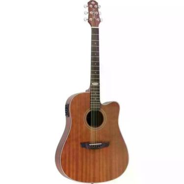 Imagem de Violão Eletroacústico Strinberg Sd200c Aço Fosco Mogno Satin