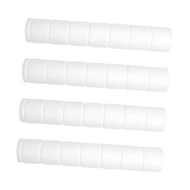 Imagem de OSALADI 4 Pcs Filtro De Chuveiro Filtro De Aspersão Substituível Cartucho De Filtro De Cabeças De Chuveiro Acessórios De Banho Artigos De Pessoal Pp Branco Gota De Chuva
