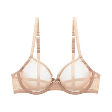 Imagem de Sutiã plus Size De Renda Transparente Com Aro Varsbaby, Sem Forro, Ult