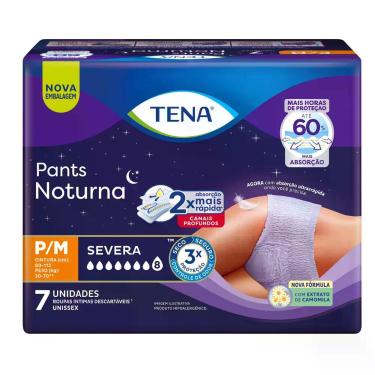 Imagem de Roupa Íntima Tena Pants Noturna P/M 7 Unidades