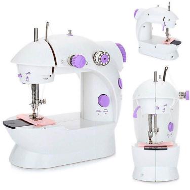 Imagem de Prática Mini Máquina Costura Reta Importway Iwmc-507 - Bellator