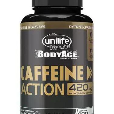 Imagem de Cafeina Com 120 Capsulas - Unilife Sem Sabor