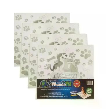 Imagem de Jornal Biodegradável Mundo Pet 200 Folhas Higiênico Sem Cheiro para Pe