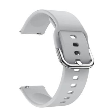 Imagem de Pulseira para Amazfit GTR 3/3 PRO / 2 / 2e / GTR 1 47mm / Pace/Stratos 1 2 3 / GST / LS05 / RS3 LS04 Silicone Modelo Sport (Cinza)
