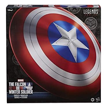 Imagem de Marvel Legends Series Avengers Falcon And Winter Soldier Captain America Premium Role Play Shield -Adult Fan -Costume/Collectible
