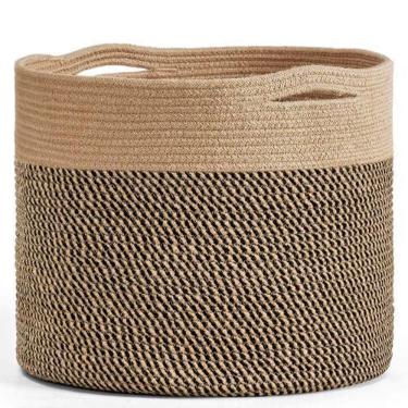 Imagem de Cesta de corda de algodão Goodpick 40x35 cm Grande Armazenamento