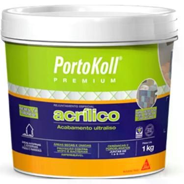Imagem de Rejunte Acrílico Premium Pátina Chocolate 1kg Portokoll