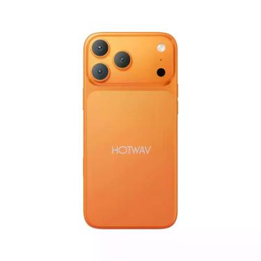 Imagem de Smartphone HOTWAV A17 Laranja PR0 MAX 128GB 12GB RAM 6.75 120Hz, Câmer