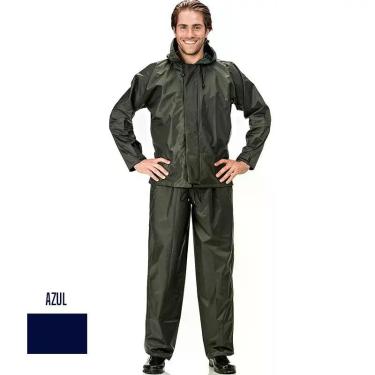 Imagem de Conjunto Capa de Chuva Pantaneiro Nylon 238 (AZUL), G