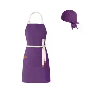 Imagem de Avental e Bandana Roxo Açai Sorveteria Confeitaria Cozinha - CASACHA