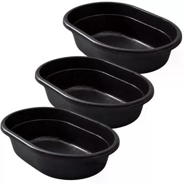 Imagem de Kit 3 Caixa Areia Glamour Preta Bandeja Higienica Gato Max G - FURACAO