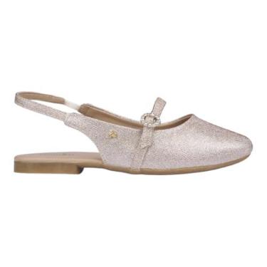 Imagem de Sapatilha Slingback Pampili Ballet Dourada (Dourada, BR, Criança de 9 a 12 anos, Numérico, P, 29)
